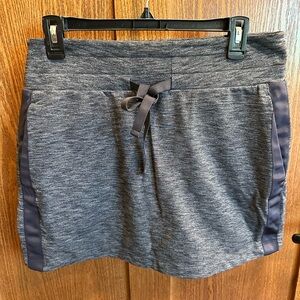 Athleta Gray Skorts with Elastic Waistband and Drawstring